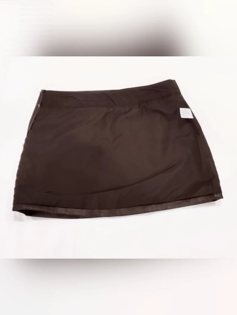 Fashion Nova Sz M  Chocolate Brown Mini Skirt